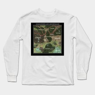 Map from Night Below Long Sleeve T-Shirt